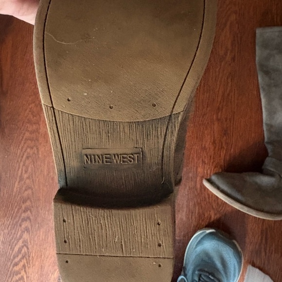 Nine West Gray Combat & Moto Boots - Picture 3 of 3